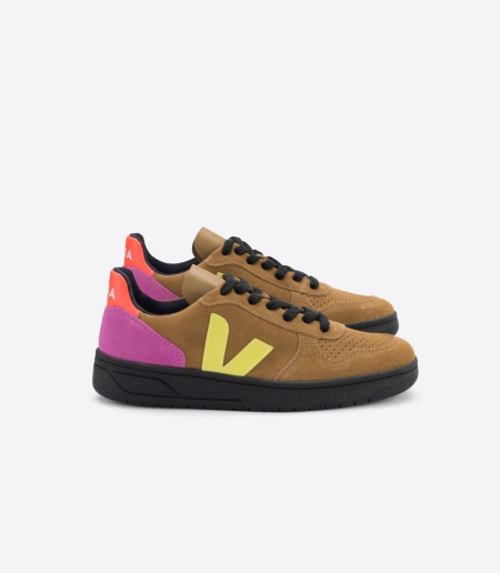 Men Veja V-10 Bastille Suede Tent Vegan Shoes Vegan Shoes Multicolor ireland IE-1097OL